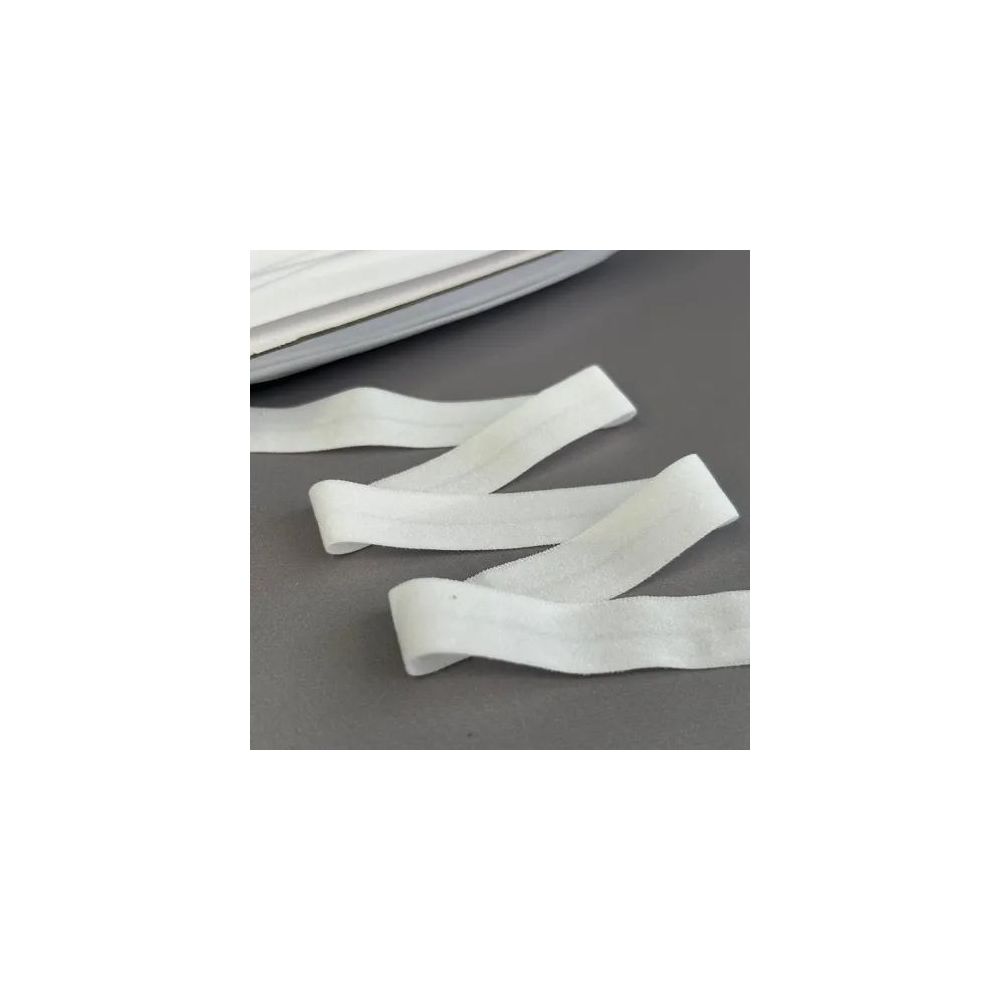 Elastic band edging 4580/020 - 20 mm - white