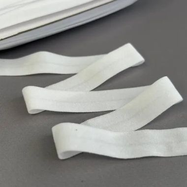 Elastic band edging 4580/020 - 20 mm - white