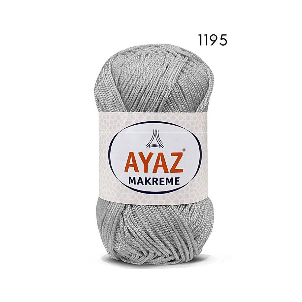 Полипропиленовый шнур Makreme Ayaz, серебро (1195) Полипропиленовый шнур Makreme Ayaz, серебро (1195)