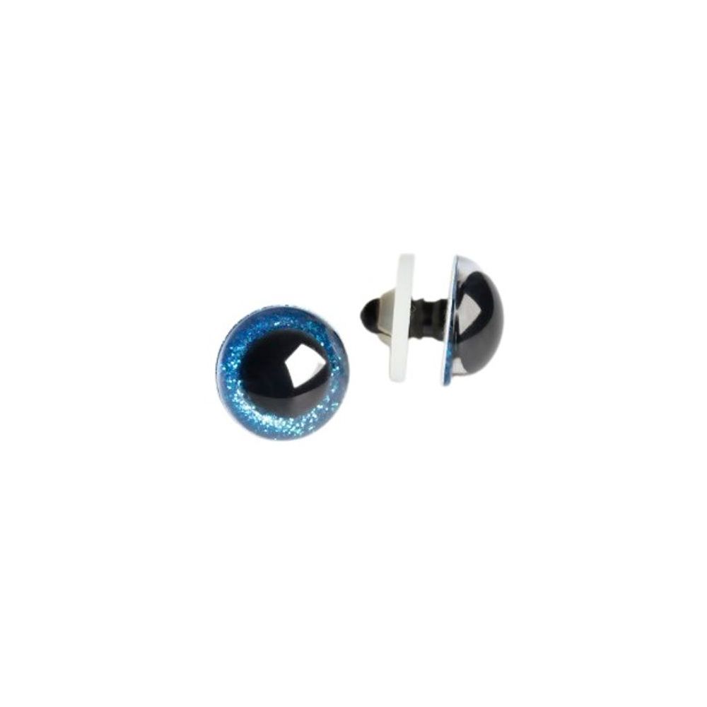 Shiny 3D eyes for toys on a reliable blue mount with a diameter of 12 mm Shiny 3D eyes for toys on a reliable blue mount with a diameter of 12 mm