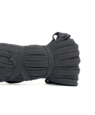 Elastic underwear 0.6 cm - black, 1 m