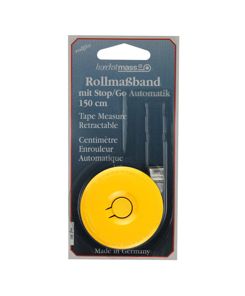 Tape measure cm/cm 1.5 m Rollfix Hoechstmass (80106) Tape measure cm/cm 1.5 m Rollfix Hoechstmass (80106)