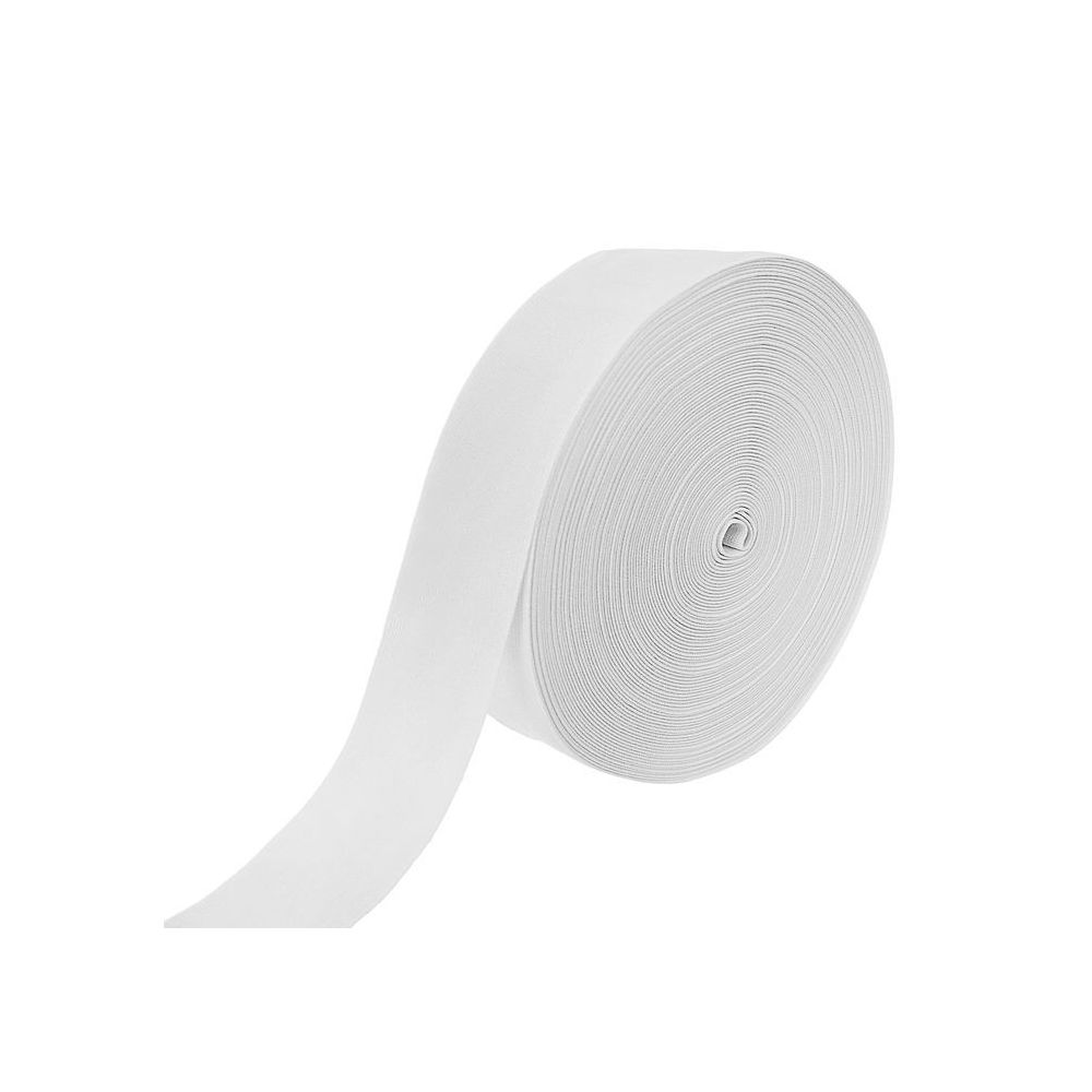 Elastic band white 4 cm, 1 meter